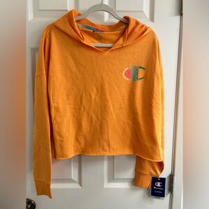 Champion cropped hoodie size Small